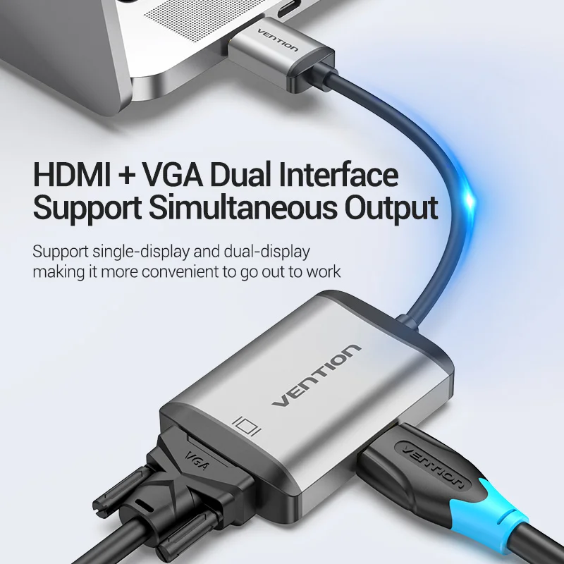 Vention Hdmi To Vga Adapter Hdmi Male 