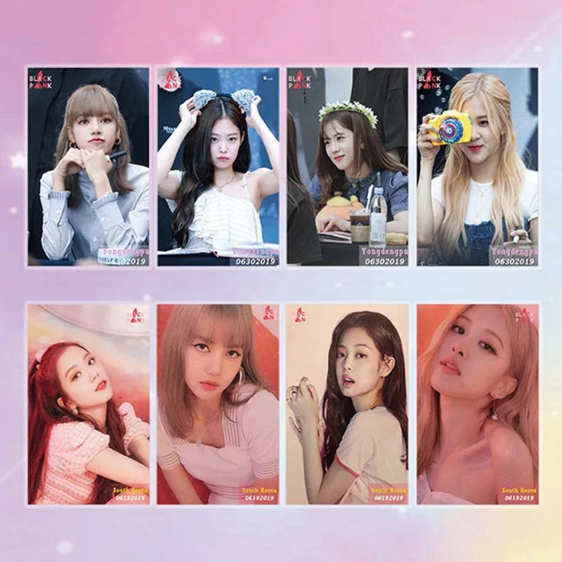 54 шт./компл. Корейский KPOP BLACKPINK девушки Kill This Love альбом фото карты ПВХ карты самодельные LOMO карты фотокарты