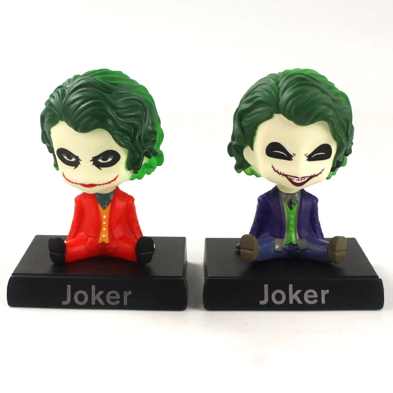 13 см Joker Bobble Head Q версия украшение автомобиля куклы ПВХ экшн Фигурки