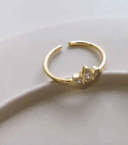 Silvology 925 стерлингового серебра с двойным цирконием кольца конский глаз Овальный дизайн роскошные кольца для женщин новые серебряные ювелирные изделия - Цвет камня: Rings-A