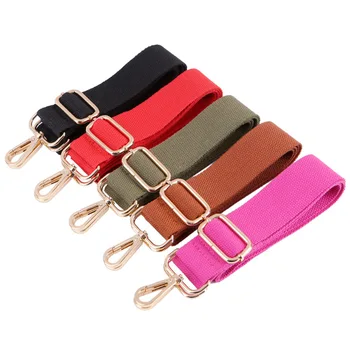 

Solid Bag Strap Women's belt bag accessories 140cm Woven Handles Ornament Handbags Shoulder Nylon Cross Body Messenger Men Belt