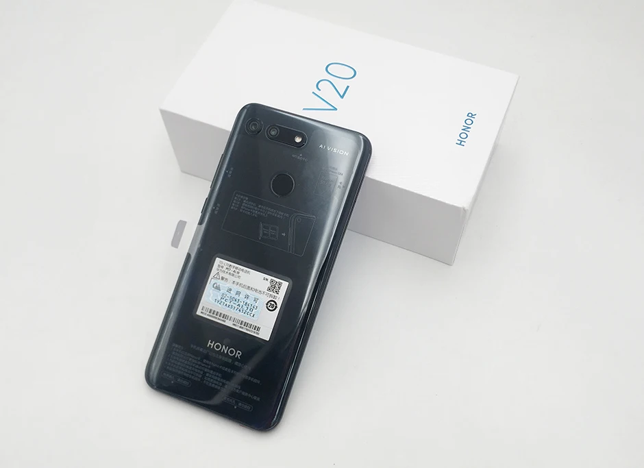  Original HUAWEI global phone Honor View 20 Smartphone Honor V20 Android 9 8GB RAM 128GB ROM google 