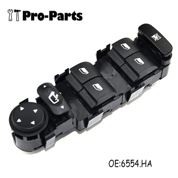 

6554.HA 6554HA 6554 HA Front Left Side Electric Power Window Regulator Master Switch For Citroen C4 2004-2015