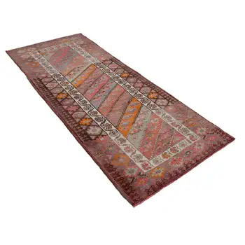 

92x220 Cm Multicolor Handmade Boho Runner Rugs-3x7 Ft