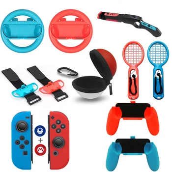

Controller Grips Joy-Con Case For Nintendo Nintend Switch Joy Con Handle NS N-Switch Game Console Accessories Kit Elf ball bag