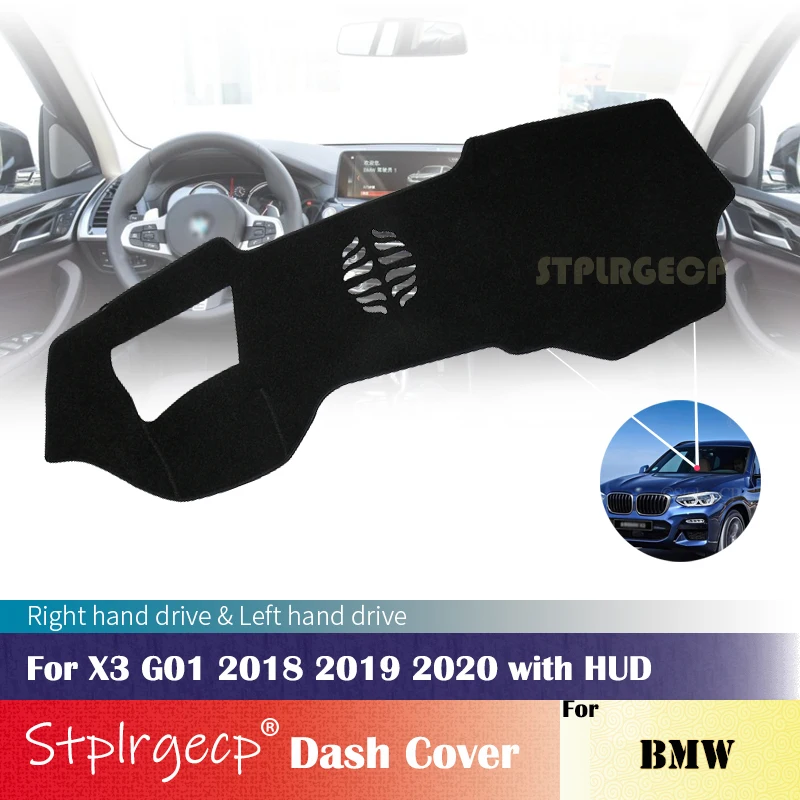 

Для BMW X3 G01 2018 2019 2020 с HUD противоскользящим покрытием для приборной панели защитная накладка автомобильные аксессуары коврик от солнца