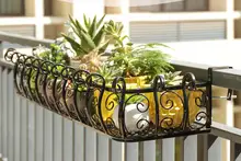 

European iron railing flower rack balcony railing suspension