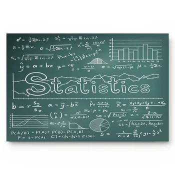

Statistics Formula Math Equation Blackboard Statistical Table Non Slip Backing Accessory Sets Floor Carpets
