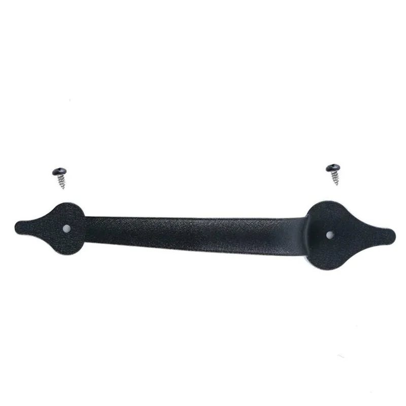 

4Pcs 11 Sliding Barn Door Pull Flush Handle Hardware Set Cast Steel Matte Black