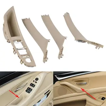 

7PCS Door Handle Window Switch Panel & Interior Door Handle and Switch Button Frame for BMW 5 Series 520 523 525 F10 F11 F18