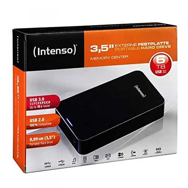 Внешний жесткий диск INTENSO 6031514 3 5 &quotUSB 0 6 ТБ черный| |