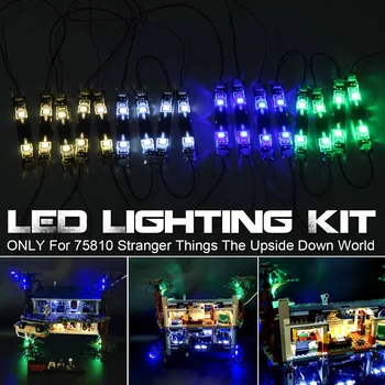 

LED Light Kit Light Set ONLY 75810 Stranger Things The Upside Down World Bricks Toys (not include the blocks set )