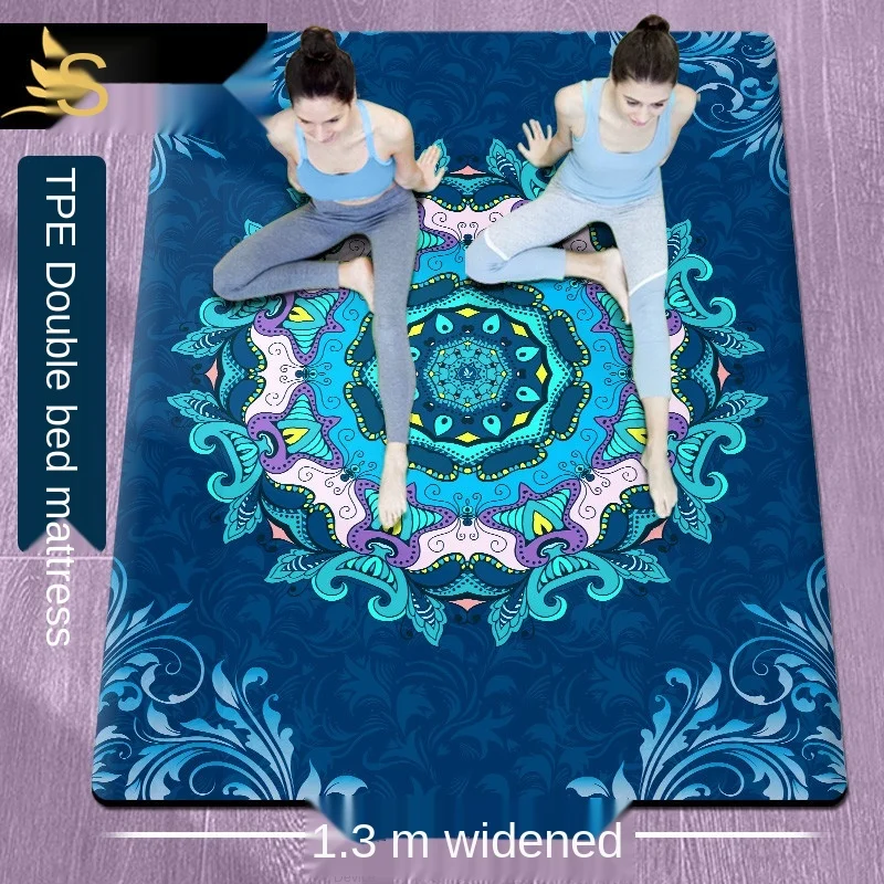 US $133.25 Double Yoga Mat Thickening Widening and Lengthening Floor Mat for Boys and Girls Fitness AntiSlip Children Dance