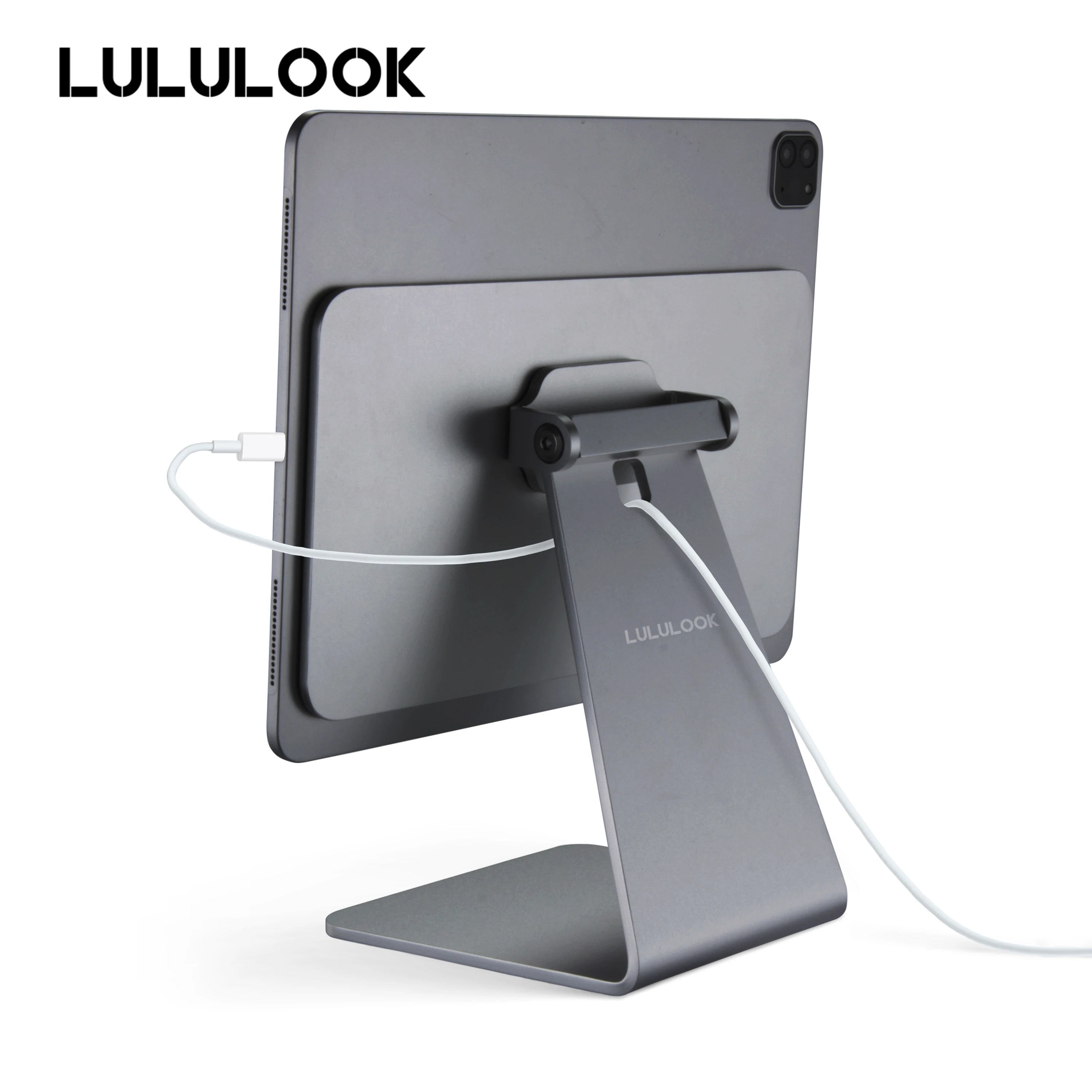 Tablet Stand, Aluminum Adjustable Angle Convenience To Place
