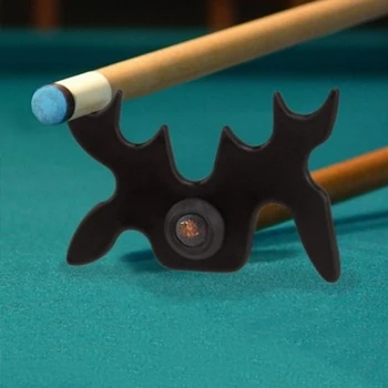 

Plastic Snooker Billiards Cue Rack Bridge Head Cross Holder Antlers Rod Pool Cue Stick Holder Pool Table Accessory