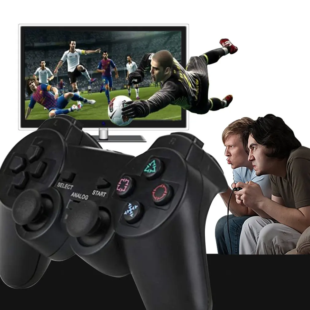 Проводные контроллеры геймпады для sony PS2 Playstation 2 Dual Shock консольная видеоигра игровые устройства с джойстиком длинный кабель Joypad