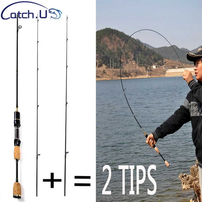 

2 Tips UL/L Spinning Rod 1.8m 0.8-5g Lure Weight 2-5LB Line Weight Lure Carp Spinning Fishing Rod