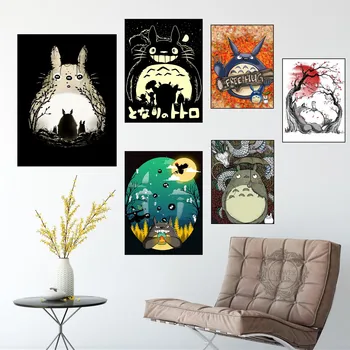 

Posters and Prints My Neighbour Totoro Studio Ghibli Anime Classic Anime Poster Wall Art Picture Canvas Painting for Home Decor