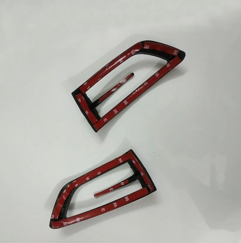 CITYCARAUTO для аксессуаров ABS Матовый черный Задний фонарь Чехлы Накладка для ranger T6 T7 2012- автомобильный Стайлинг крышка заднего фонаря