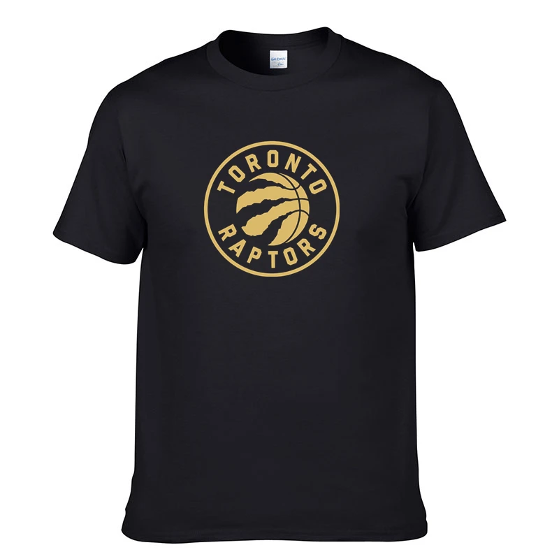 Toronto Raptors Fans мужская футболка Летняя Хлопчатобумажная Kawhi Leonard Claw Золотое Тиснение