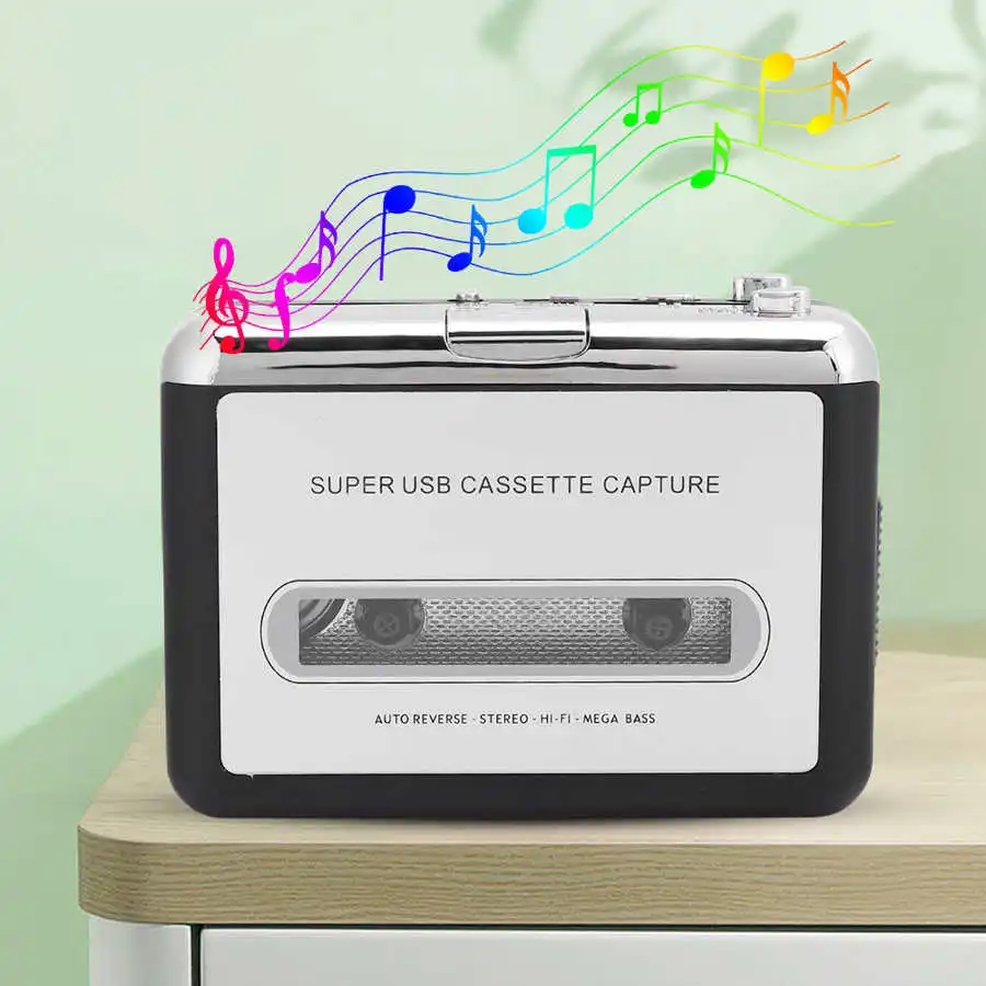 USB Кассетный плеер лента к ПК старая кассета MP3 формату конвертер аудио рекордер