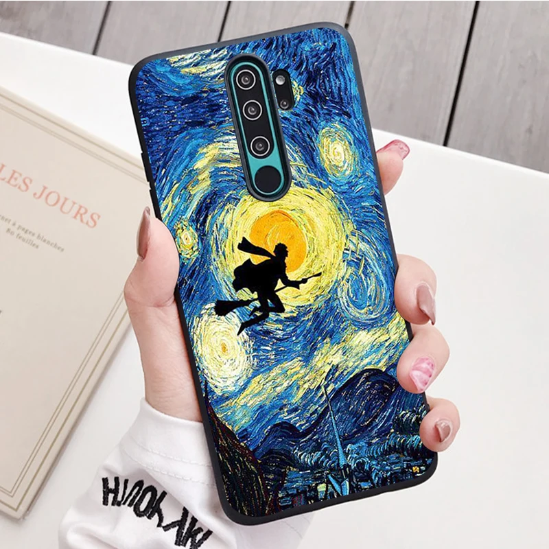 Van Gogh Silicone Ốp Lưng Điện Thoại Redmi Note 8 7 Pro S 8T Cho Redmi 9 7A Bao phone cases for xiaomi Cases For Xiaomi