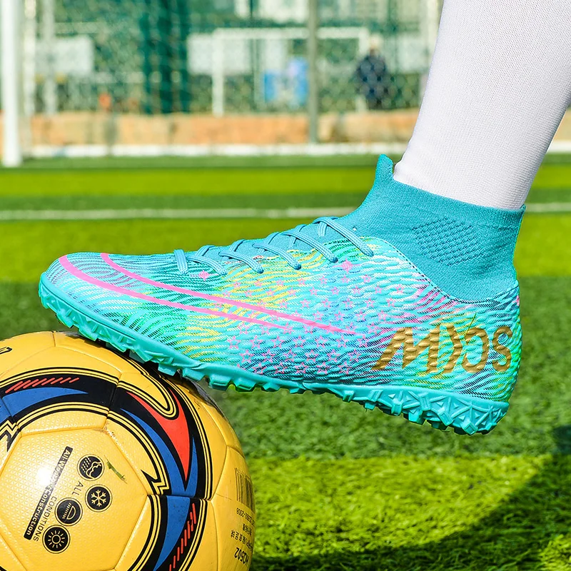 Botas de fútbol para hombre, zapatos de entrenamiento para interiores, tacos de fútbol para césped TF/FG, zapatillas de deporte para niño, chuteira de fútbol|Calzado de - AliExpress