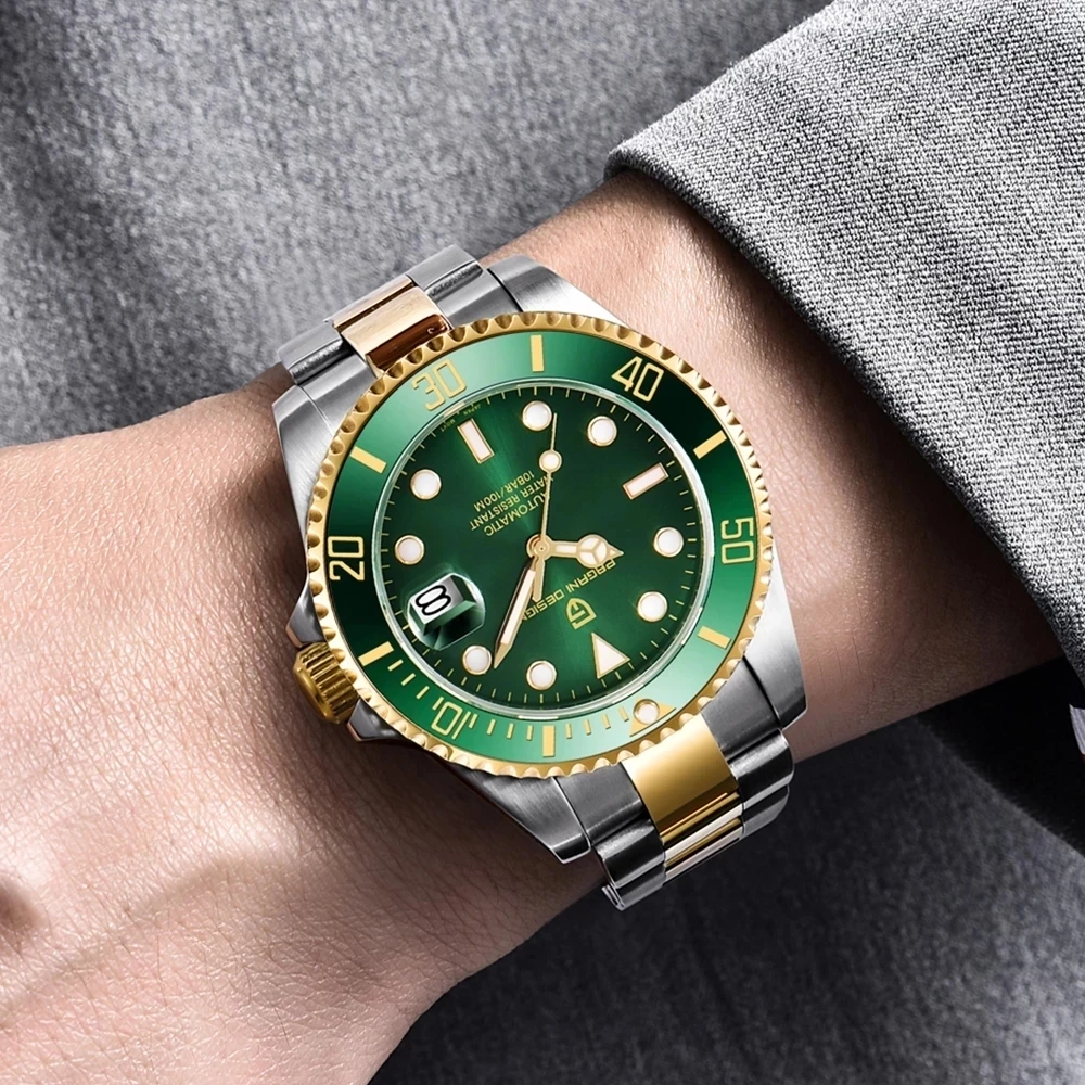 PAGANI DESIGN NH35 Mechanical Watch for Men Luxury Sapphire Glass Waterproof Stainless Steel Automatic mechanical watch