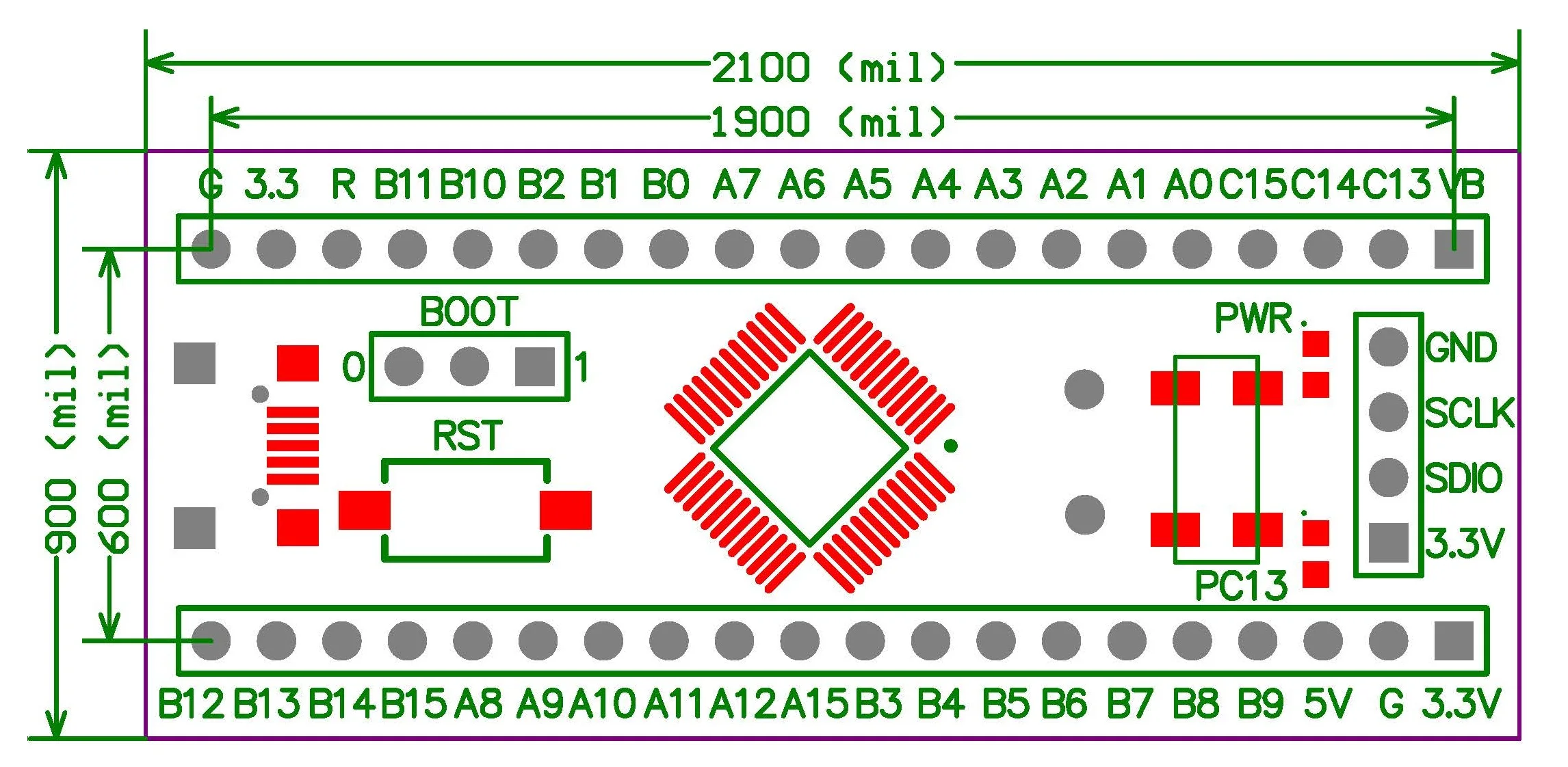 Stm32f072c8t6 Core Board Stm32f072 Minimum System Cortex-M0 New Product Promotion Development Board image_1