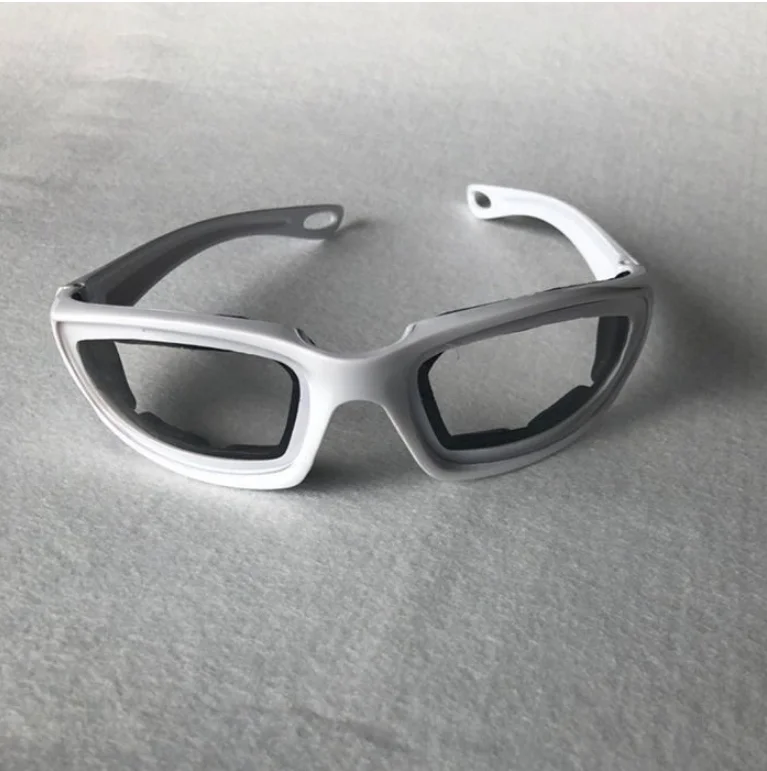 1 шт. кухонные аксессуары лук очки барбекю очки для защиты глаз инструменты для приготовления пищи Прямая поставка - Цвет: White
