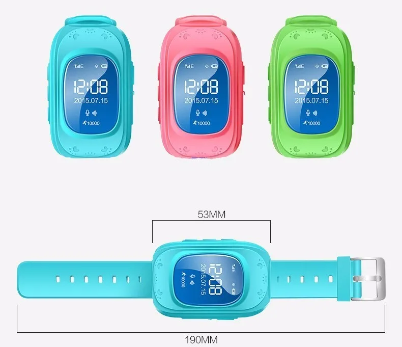 Горячая анти-потеря Q50 OLED ребенок SOS дети умный мониторинг позиционирования телефон детские gps позиционирования часы совместимы с IOS и Android