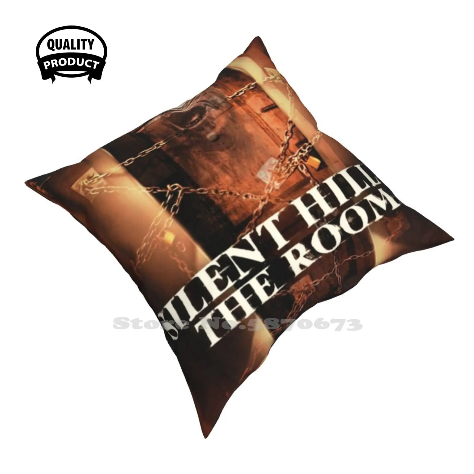 Silent Hill 4 The Room - Ps2 Box Art Cover (Originale) Fodera Per Cuscino Silent Hill Silent Hill 4 The Room Konami