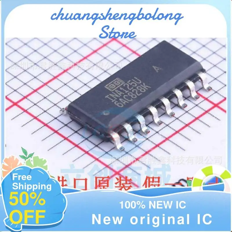 

2 шт. INA125U INA125UA INA125 SOP16 новый оригинальный IC
