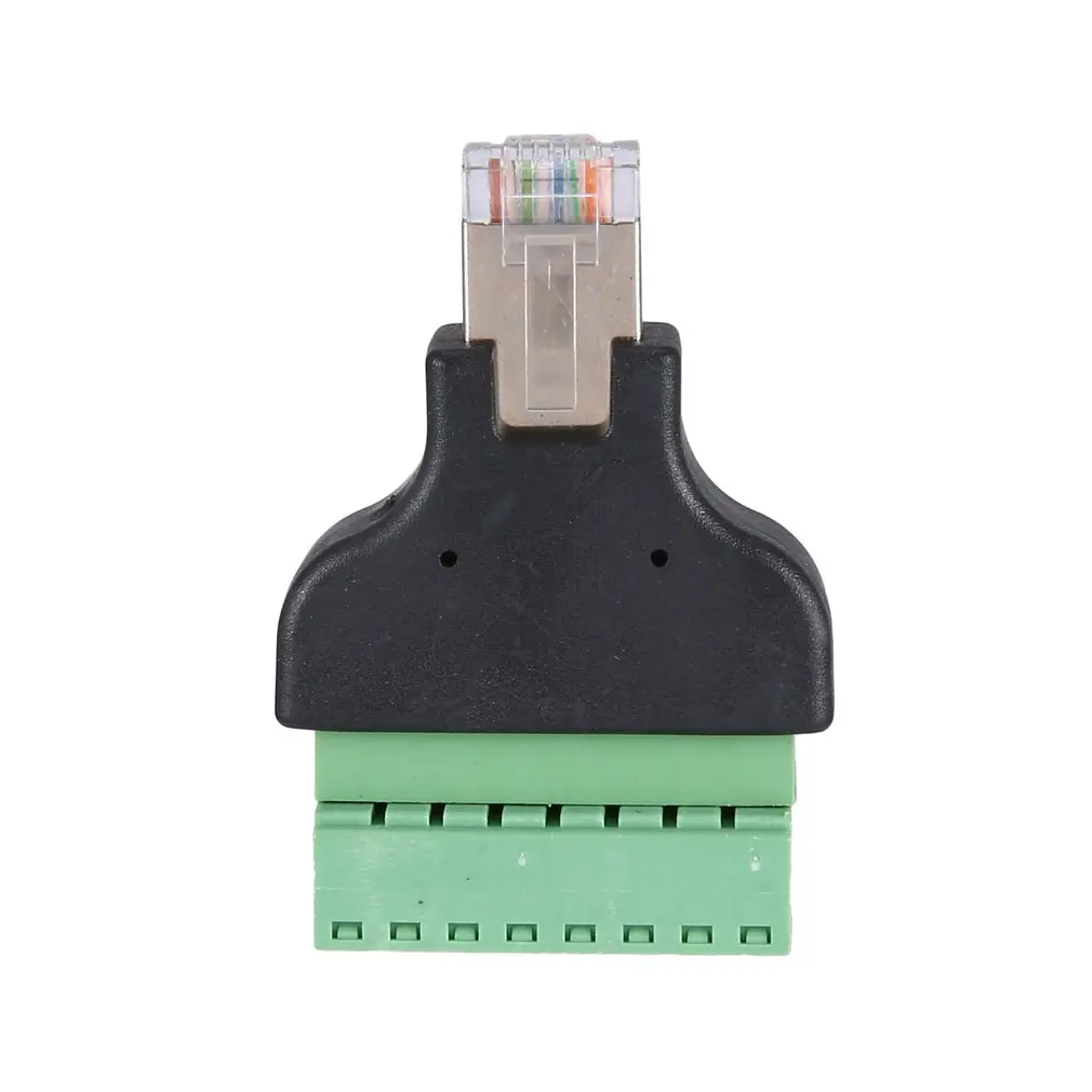 8P8C RJ45 штекер для AV винтовой терминал 8P в блоке CCTV