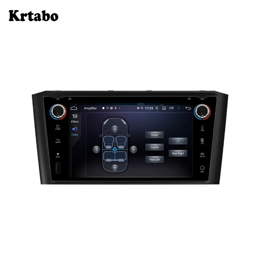 For TOYOTA Avensis 2003-2009 Android smart car navigation reversing image control large screen one machine recorder support DVD