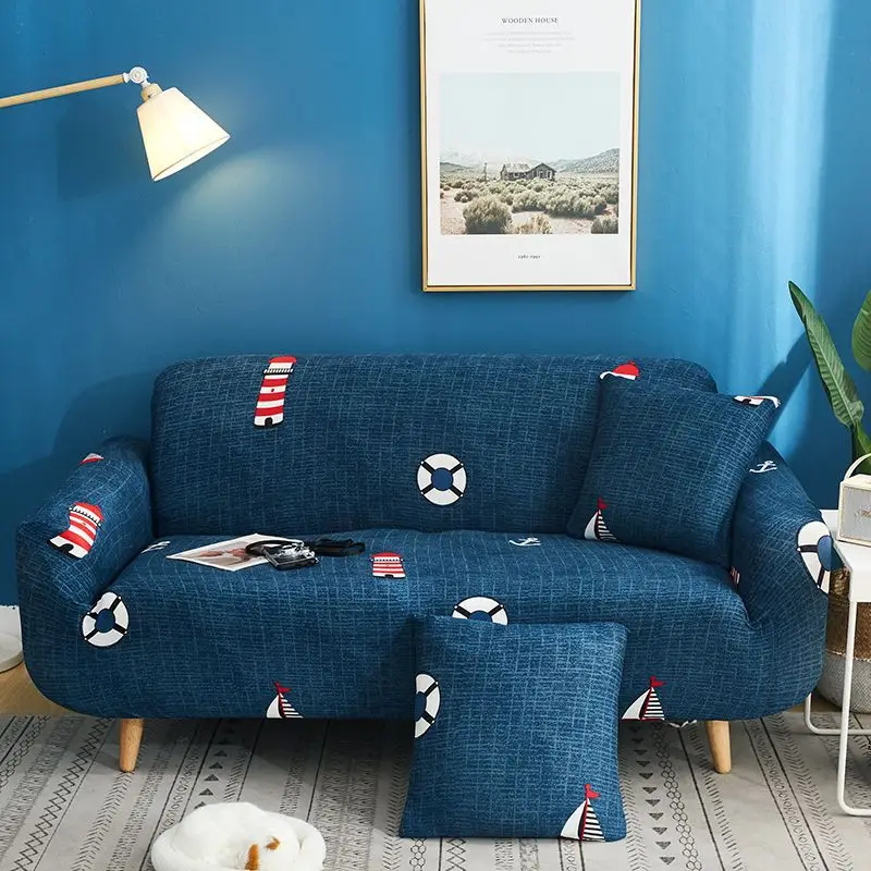 1-4 Seats Universal Sofa Funda Couch Cover Corner Stretch Slipcover Easy Instal 