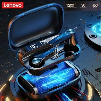 Original Lenovo QT81 TWS Wireless Earphone Bluetooth 5.1 Deep Bass Touch Control Stereo Sports Waterproof Noise Reduction Headph