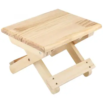 

Foldable Wood Small Rural Styles Ergonomic Fine Workmanship Foldable Wood