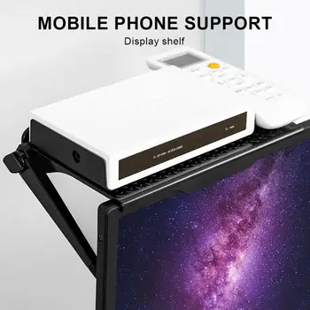 

Multi-functional Storage Rack TV Computer LCD Display Rack Screen Storage Bracket Screen Top Shelf Adjustable Rack Holder 1pcs