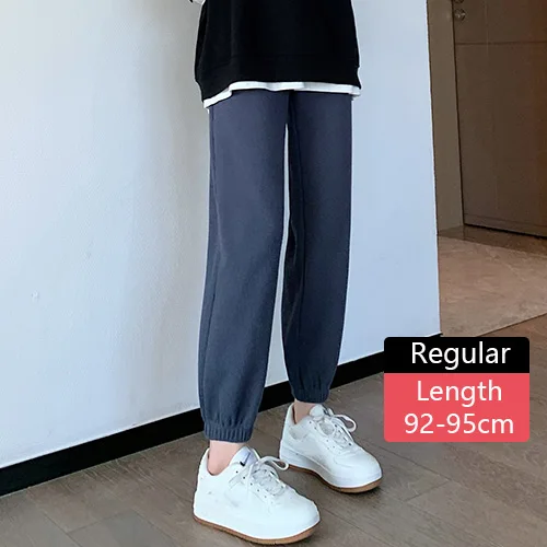 capri trousers 2022 Autumn Winter Women Casual Sweatpants Tracksuit Loose Vintage Sport Baggy Women Oversized Joggers Grey Streetwear Trouser cargo trousers Pants & Capris