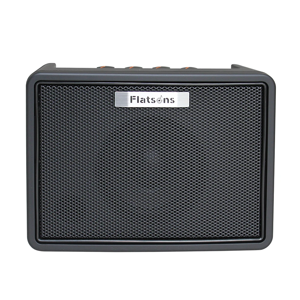 

FGA-3 Mini Guitar Amplifier Portable Guitar Amp Speaker for Acoustic/ Electric Guitar Ukulele 6*AA batteries USB Power Supply