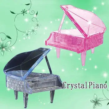 

3D Crystal Piano Puzzle with Light / Music Home Decoration Adult Children's Intellective Learning Toys