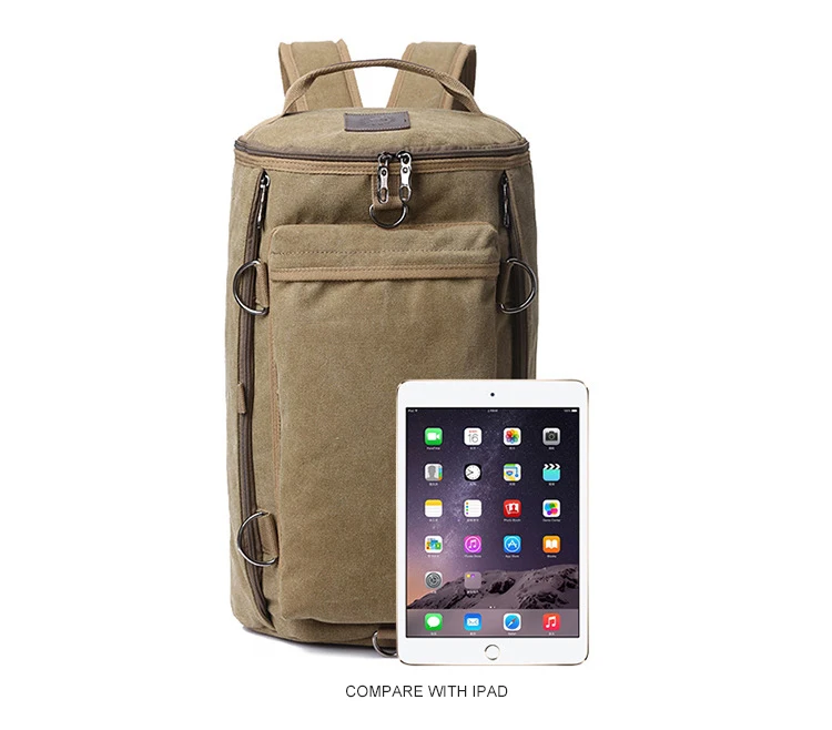 Новая многофункциональная сумка на плечо для мужчин и женщин, двойной рюкзак для компьютера, Холщовая Сумка, мужская сумка