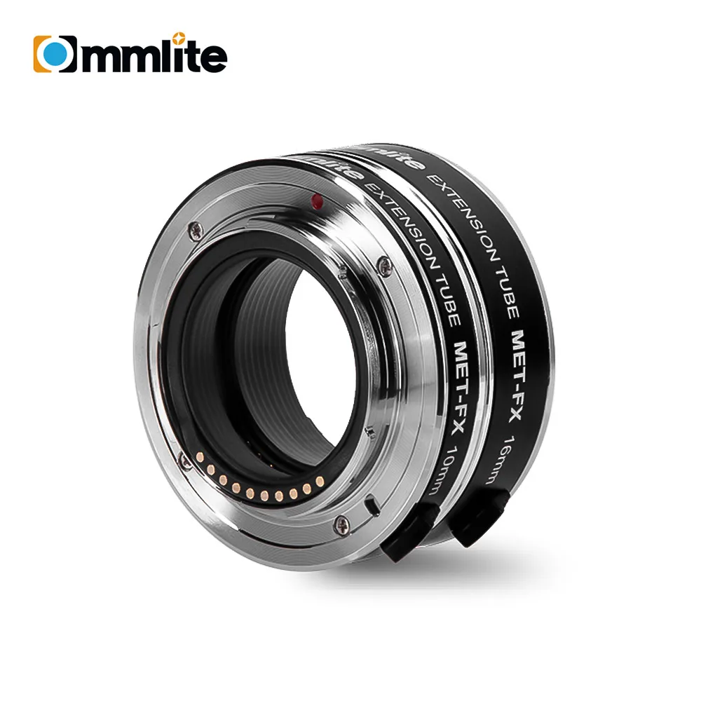 COMMLITE CM-MET-FX автоматическое Удлинительное Кольцо-адаптер с Fujifilm X-mount беззеркальными камерами и объективами ttl Макросъемка