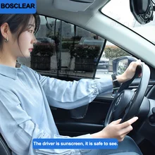 Летняя Защитная оконная пленка Магнитная Автомобильная Солнцезащитная УФ-защита автомобильная шторка Автомобильная Солнцезащитная шторка боковая сетка на окно солнцезащитный козырек