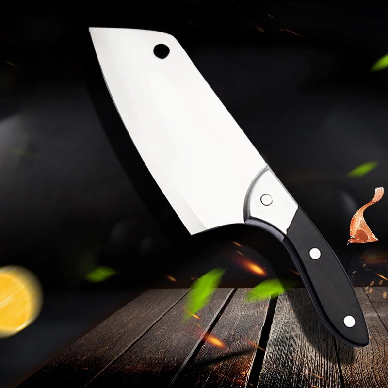 SHUOJI, Профессиональный кухонный нож, 7 дюймов, острое лезвие, разделочный нож шеф-повара, 5Cr15, нож для приготовления пищи из нержавеющей стали, 58HRC, Кливер, инструмент