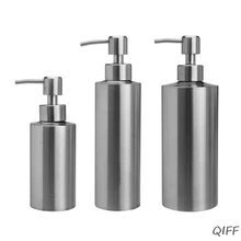 Нержавеющая сталь насос мыла дозатор жидкого мыла шампунь бутылка жидкости для электронных сигарет пены Ванная комната