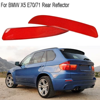 

For BMW X5 X6 E70 Bumper Reflector Sport Lens Light Lamp Red Replacement