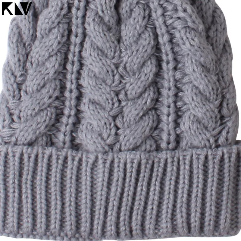 KLV/комплект из 2 предметов; шапка для мамы и ребенка; одинаковая шапка для семьи; зимняя теплая вязаная шерстяная шапочка; Лыжная шапка