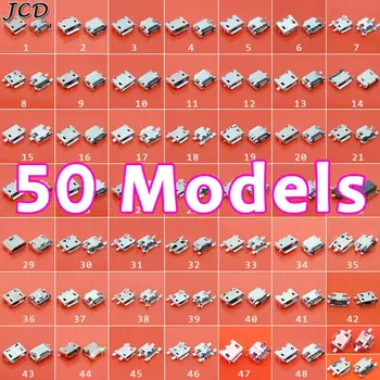 

50models 500-1000PCS Charging Connector micro usb jack for Samsung ASUS SONY HP HTC ZTE Huawei Xiaomi Redmi Lenovo OPPO Meizu